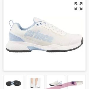 New With Tags Prince Womens court shoes size 10 tennis pickleball court surface